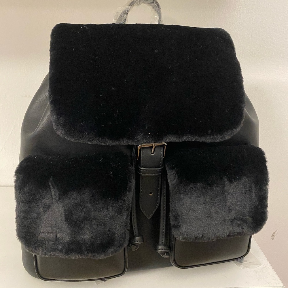 KC JAGGER SUNSET & SPRING FAUX FUR BACKPACK